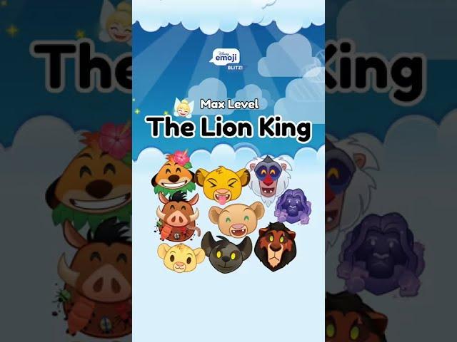 Disney Emoji Blitz - Lion King Emojis at Max. Level