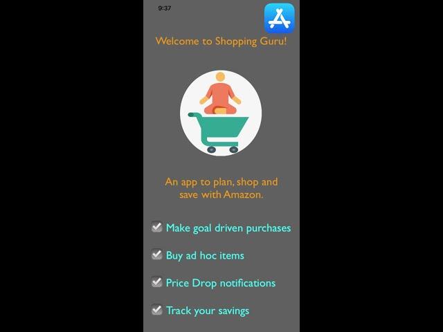 Shopping Guru App Demo (iOS)