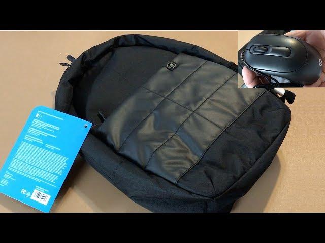 HP 15-inch Laptop Backpack and Wired USB Mouse