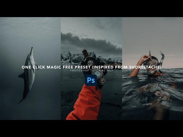 One Click Magic New preset Free download now | Free XMP file | Photoshop cc 2021 |