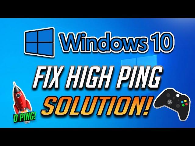 How To Fix High Ping In Windows 10 [2024 Tutorial]