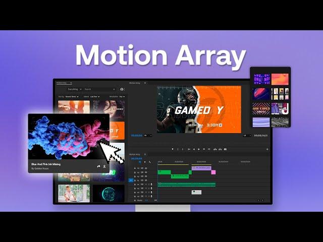 How does Motion Array work? (Tutorial) Stock media for your projects