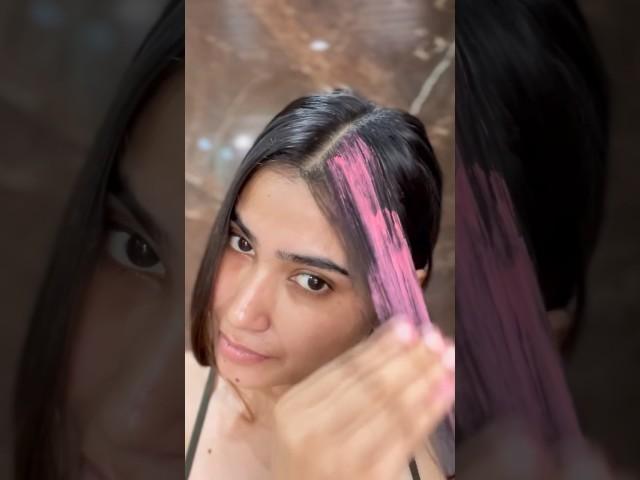 Trying Paradyes Temporary hair colour  #shorts #haircolor #youtubeshorts #ytshortsindia #viral