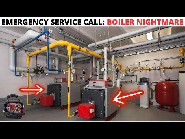 HVAC Service Call: Laars Pennant Boiler NIGHTMARE (Hydronic Boiler Troubleshooting/Boiler Repair)