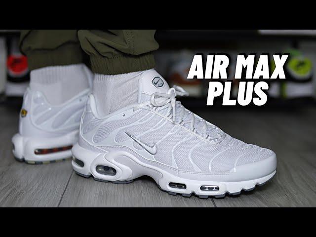 BEST ALL WHITE AIR MAX? Nike Air Max Plus White On Feet Review