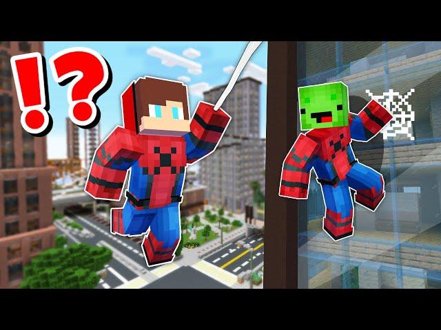 JJ and Mikey BECAME SUPERHEROES CHALLENGE in Minecraft / Maizen animation