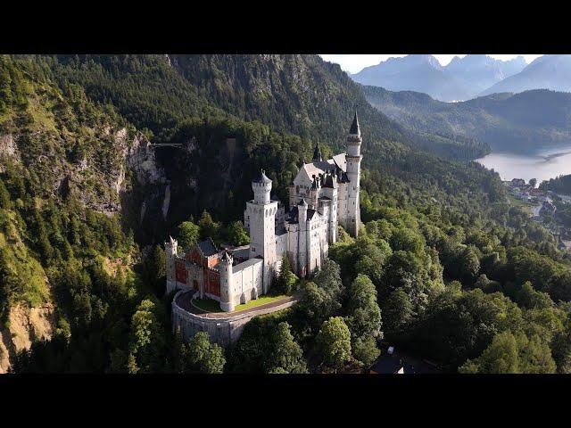 Neuschwanstein, Hohenschwangau and St. Coloman in Bavaria, Germany.