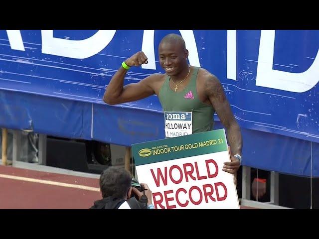 GRANT HOLLOWAY WORLD RECORD 60MH 7.29!!!