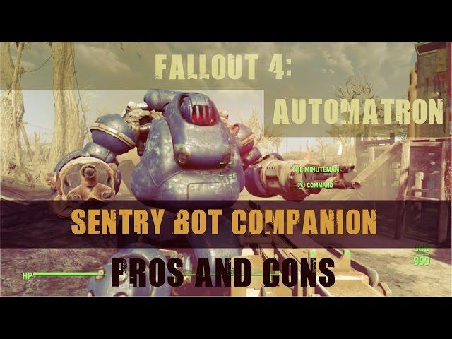 Fallout 4: Robot Companion Pros and Cons - The Sentry Bot