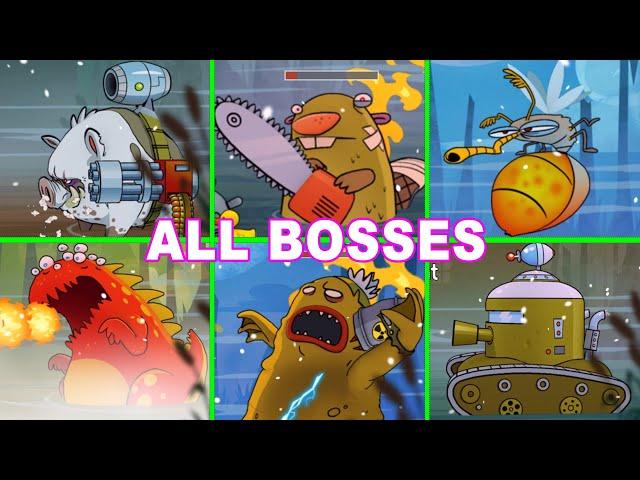 Swamp Attack All Bosses (Mosquito Queen, Swamp Monster, Demolition Crew, The Big On ..) Android/iOS.