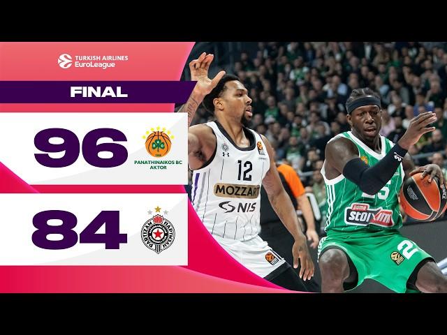 Big Plays by OSMAN and NUNN Deliver WIN | Panathinaikos – Partizan | BASKETBALL HIGHLIGHTS R20 24-25