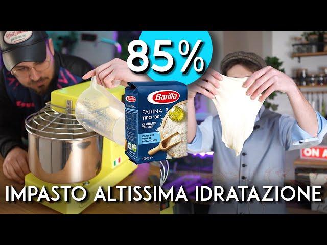 Come impastare ad ALTA IDRATAZIONE con un impastatrice - grilletta monovelocità