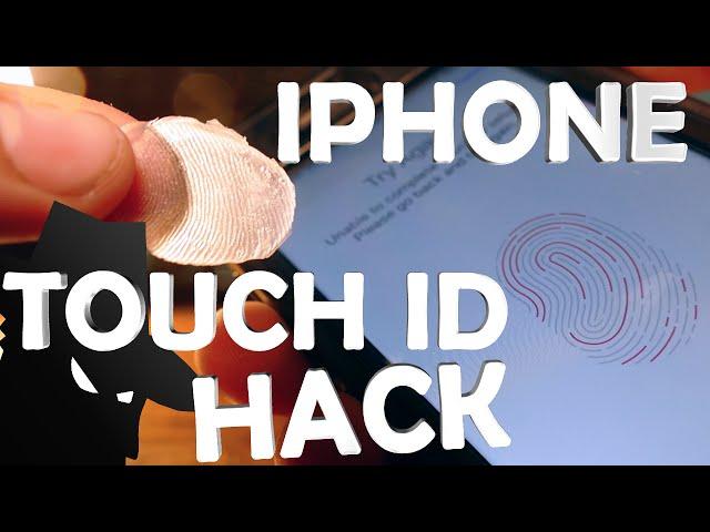How To Copy a Fingerprint Like a Spy - iPhone Touch ID Hack!!!
