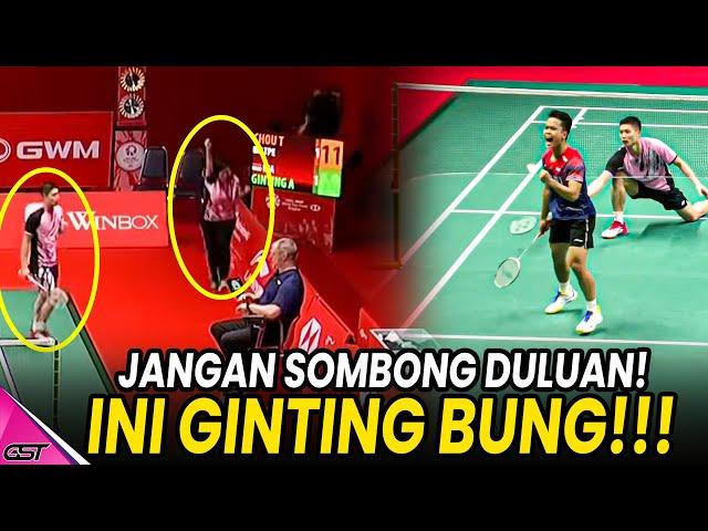 SELEBRASI KEPAGIAN!! Ambisi CHOU TIEN CHEN Kalahkan ANTHONY GINTING, . Lihat Akhirnya !