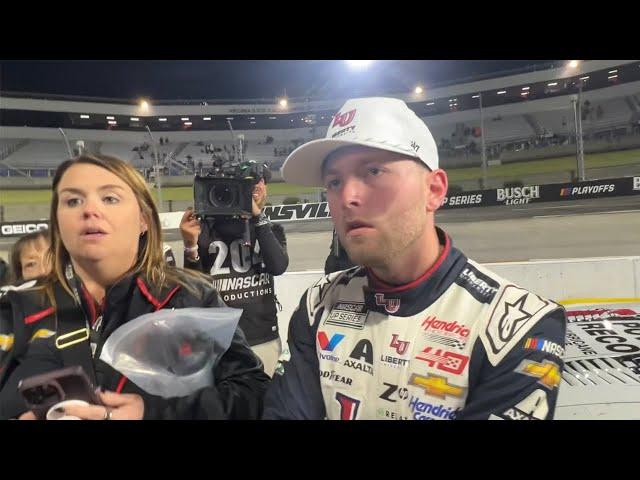 William Byron As He Gets the News He Advances: "Are You Serious? Oh, Sh*t!"