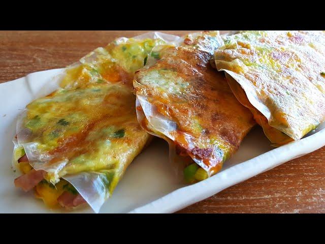 Rice Paper Omelette | Inspired by Vietnamese Pizza (Banh Trang Nuong)