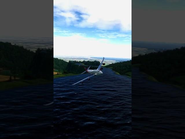 Almost crashed into a mountain #microsoftflightsimulator2020 #extremeflight #extremelandings