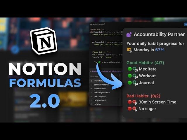 How To Create A Notion Formula That Keeps You Accountable