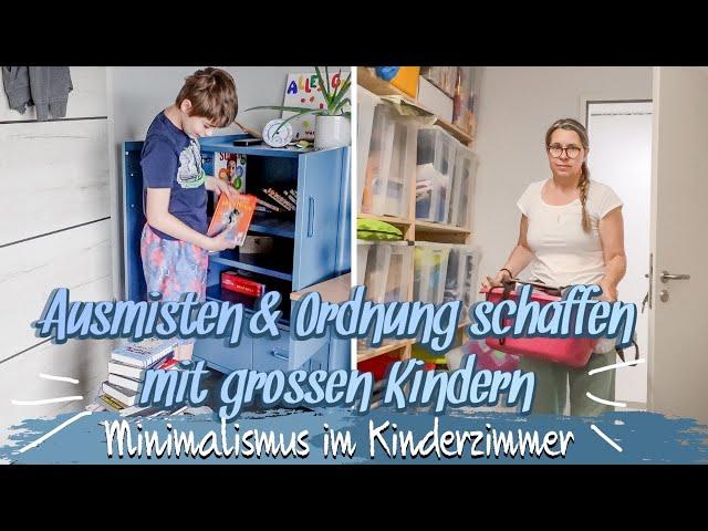 AUSMISTEN UND AUFRÄUMEN MIT GROSSEN KINDERN   ORDNUNG IM JUNGENZIMMER   TAGAUS TAGEIN 