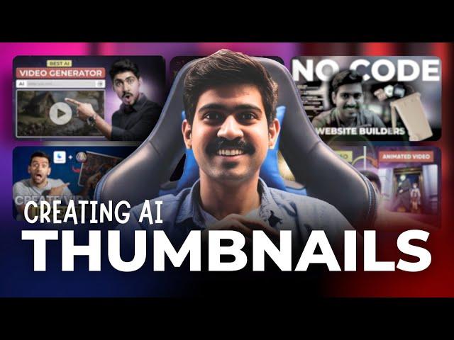 How to Make Viral Thumbnails Using Ai  -  No Design Skill Neeeded  | Text To YouTube Thumbnail  