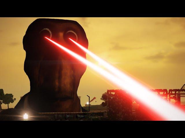 GIANT Obunga LASER DISASTER vs Villa Mansion | Teardown