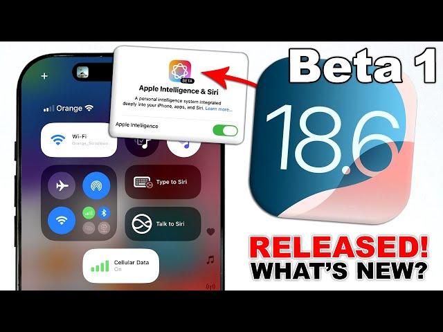 iOS 18.6 Beta 1 Released! - What's New? (Apple Intelligence!)
