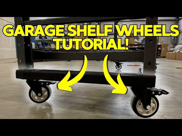 Wheels for Your Garage Shelving: A Game-Changer!