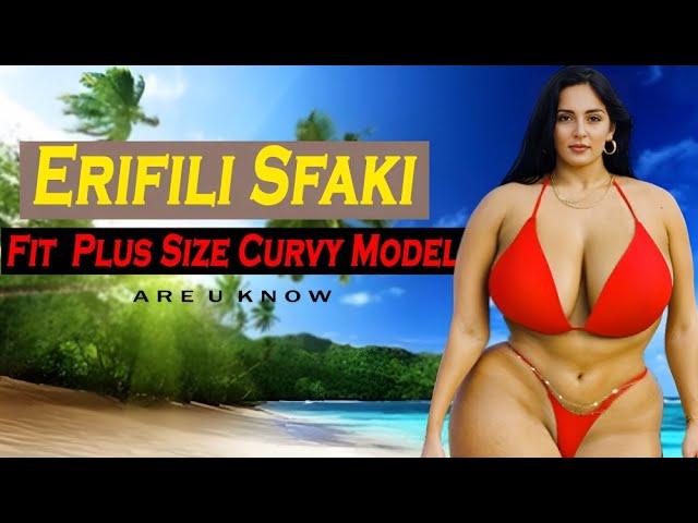 Erifili Sfakianakis  American Plus Size Model | Curvy Model | Wiki Fact And Biography