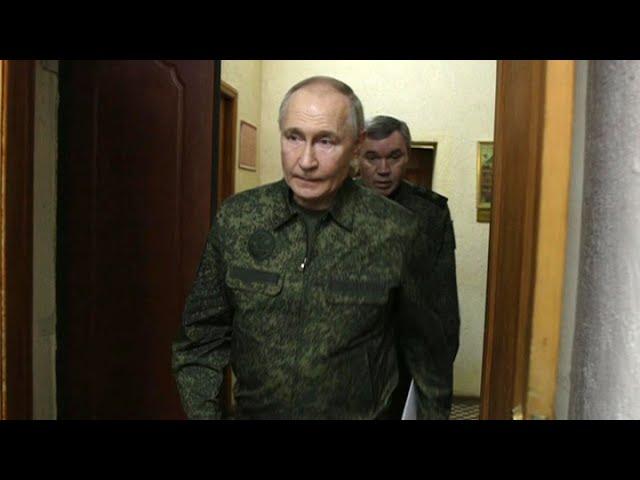 Задача - РАЗГРОМИТЬ противника! Путин в военной форме посетил пункт управления Курской группировкой