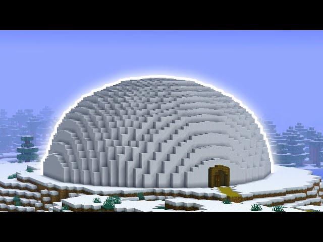 I Built a Giant Igloo for Christmas!