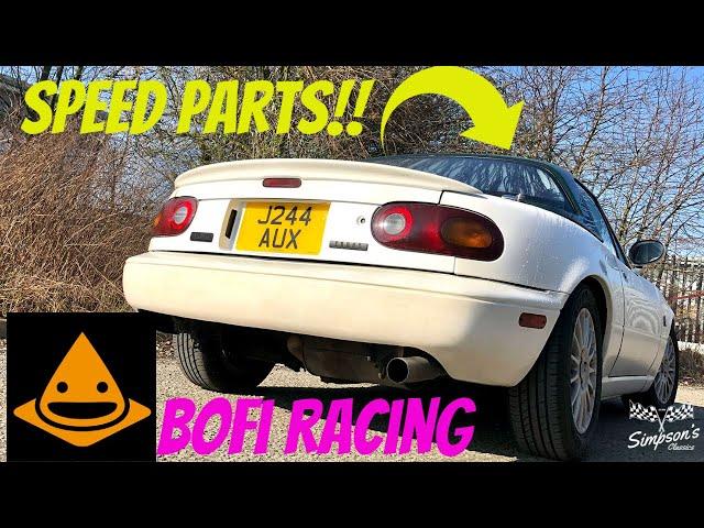 The NA MX5/Miata Gets Some New Parts - Big Thanks to Bofi Racing!!