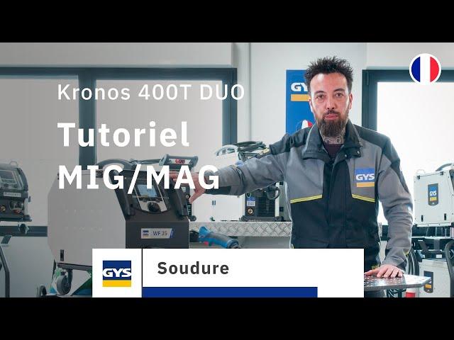 Tutoriel : apprendre à souder en MIG/MAG (GYS Kronos 400T DUO) - EN/DE/ESP/IT subtitles