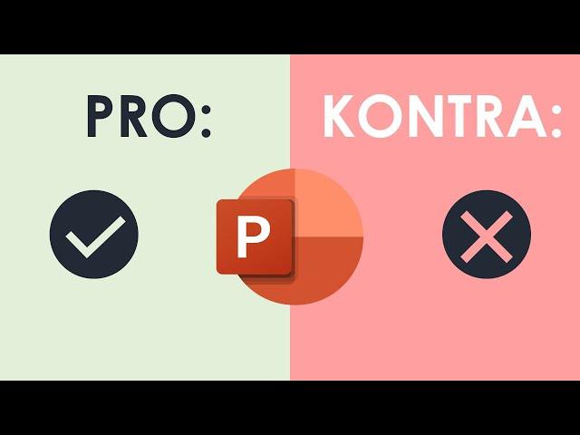 Einfache Animierte Pro & Kontra Präsentation | PowerPoint Design