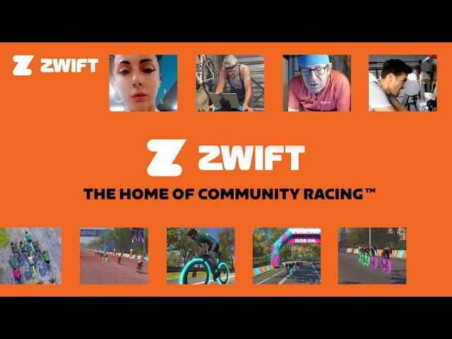 Zwift Racing, an intense, fun workout for all levels! Compete and connect with cyclists worldwide!