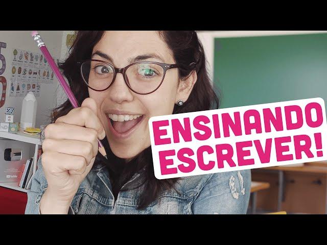 COMO ENSINAR A ESCREVER com brincadeiras divertidas