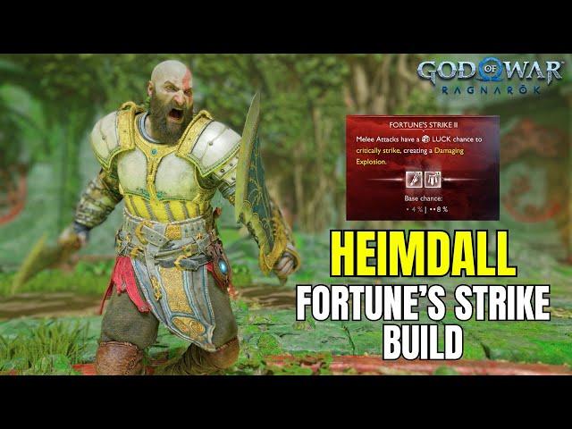 Heimdall Deleted! Kratos' Fortune's Strike Build Domination - God Of War Ragnarok