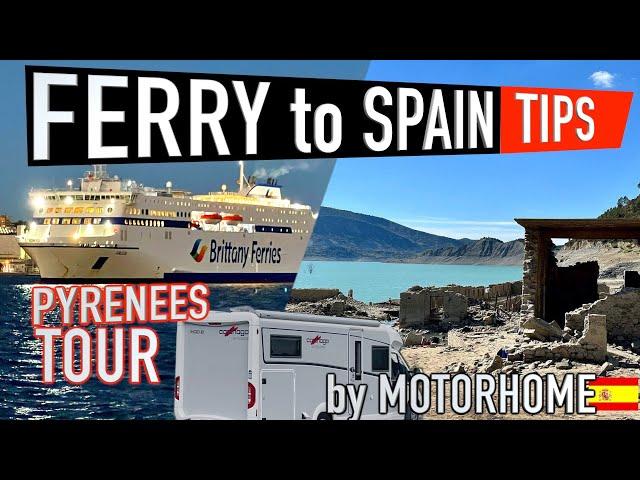 Pyrenees Tour 1: Brittany Ferries new ship Galicia and the Ruins of a thermal Spa