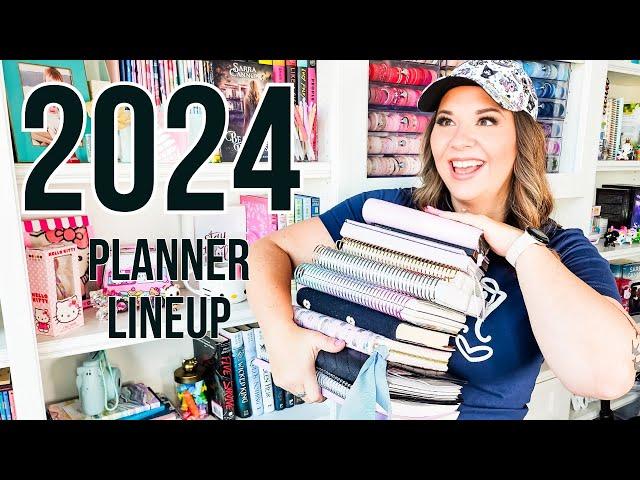 2024 PLANNER LINEUP  Sterling Ink, Stalogy, Erin Condren, Makselife, HB90, Happy Planner