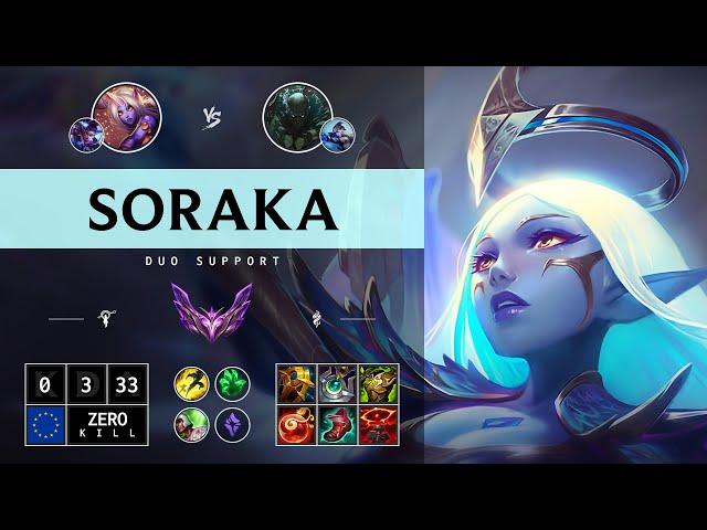 Soraka Support vs Pyke: Healing Master - EUW Master Patch 14.15