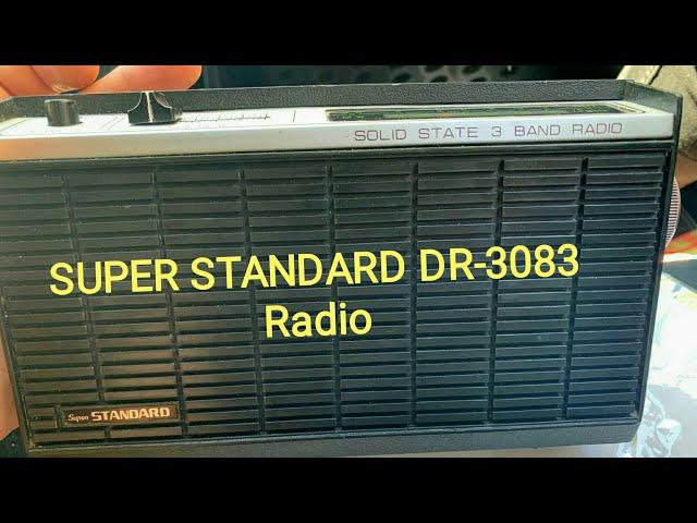 SUPER STANDARD DR-3083 Radyo ile 49 m (5960 kHz) TSR Ankara ERYAMAN testi (Saat, 20.35; 18.06.2021)