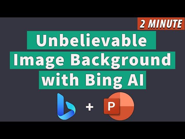 How to Create Amazing PowerPoint Background Images with Bing AI Image Generator