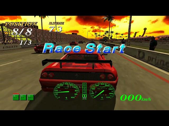 F355 Ferrari Challenge Playthrough / Record Hot Laps and Times - Sega Dreamcast - SMiK