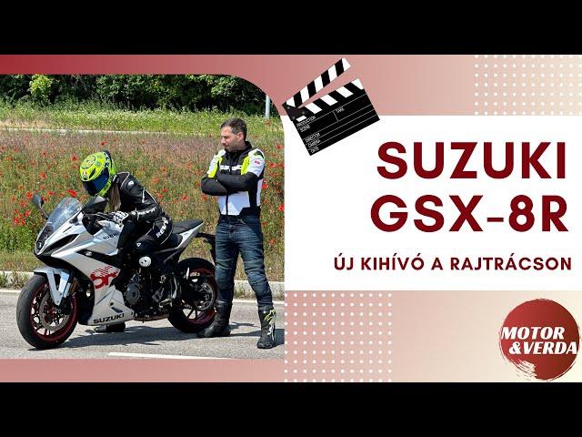 Suzuki GSX-8R (2024) teszt - Új kihívó a rajtrácson - Motor&Verda