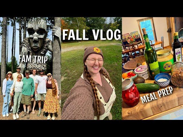 VLOG | our family trip to maine, antiquing & meal prepping!