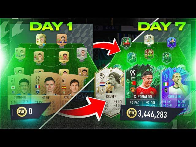 What's the Best Team you can make in 7 Days on FIFA 22?