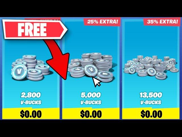 How to ACTUALLY get FREE VBUCKS.... (IM RICH NOW)