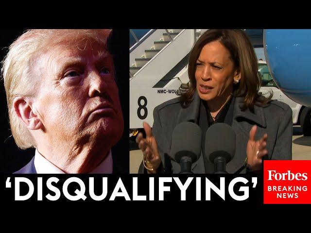 BREAKING NEWS: Kamala Harris Responds To Trump's Attacks On Liz Cheney