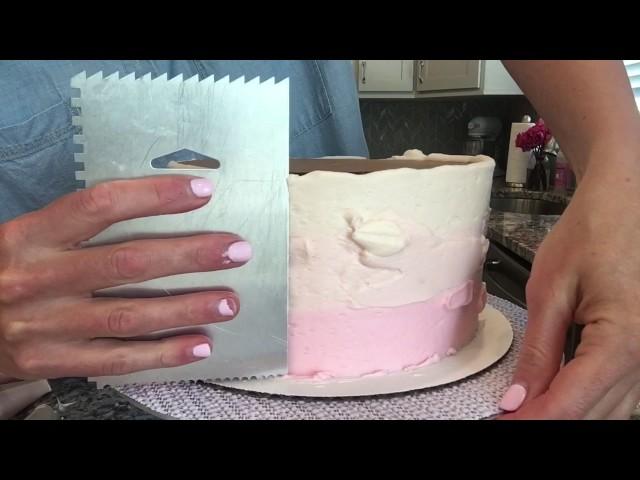 How To Create An Ombre Affect On Buttercream Cake