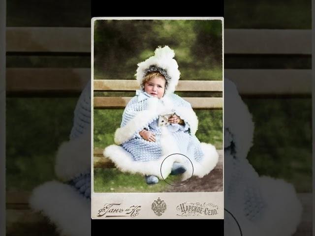 Baby Maria Romanova - Color #history #romanovs #vintage #colorized #marianikolaevna #otma #colorized