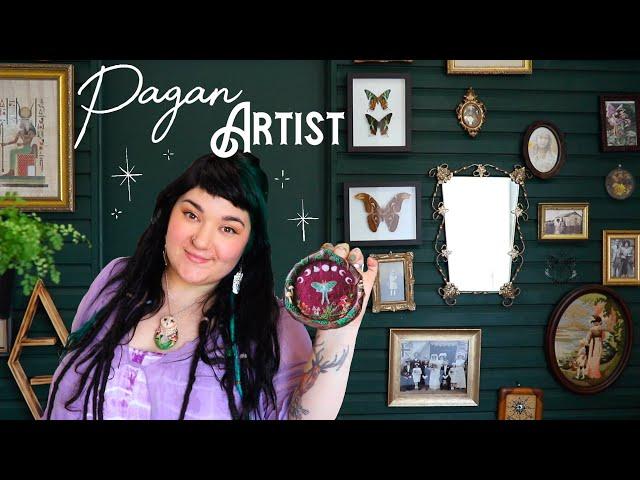 my witchy art studio  sharing my latest talismans and jewellery creations